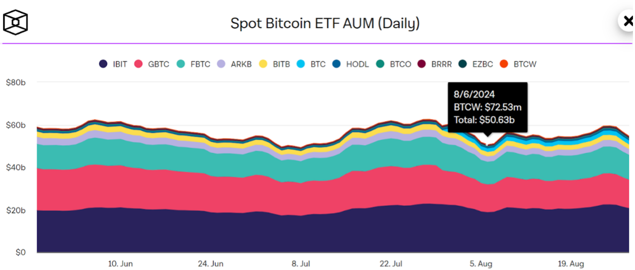 9063 Spot BTC ETF AUM