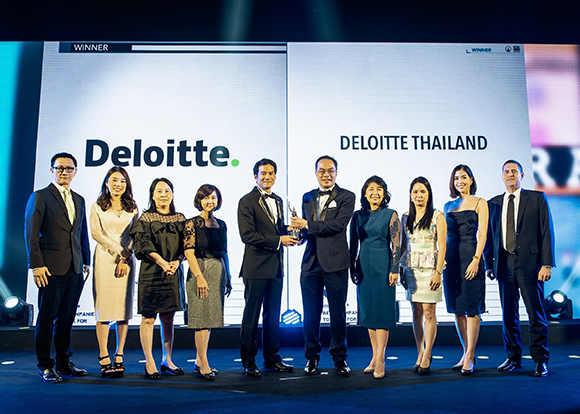 Deloitte Thailand awarded for The Best Companies