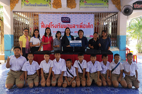 sssสมาคมประกันวินาศภัยไทย ร่วมฟื้นฟูโรงเรียนที่ประสบภัยน้ำท่วม จ.อุบลราชธานี