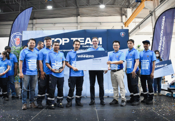 สแกนเนียจัดแข่งขันค้นหาสุดยอดทีมช่าง Scania Top Team Thailand 2022 และพร้อมเป็นเจ้าภาพ Scania Top Team Regional Thailand 2023