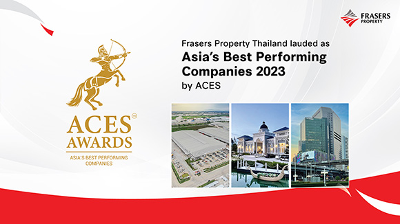 เฟรเซอร์ส พร็อพเพอร์ตี้ ประเทศไทย โชว์ฟอร์มแกร่ง คว้ารางวัล Asia Corporate Excellence & Sustainability Awards (ACES) ยืนหนึ่งองค์กรผลงานยอดเยี่ยมแห่งภูมิภาคเอเชีย